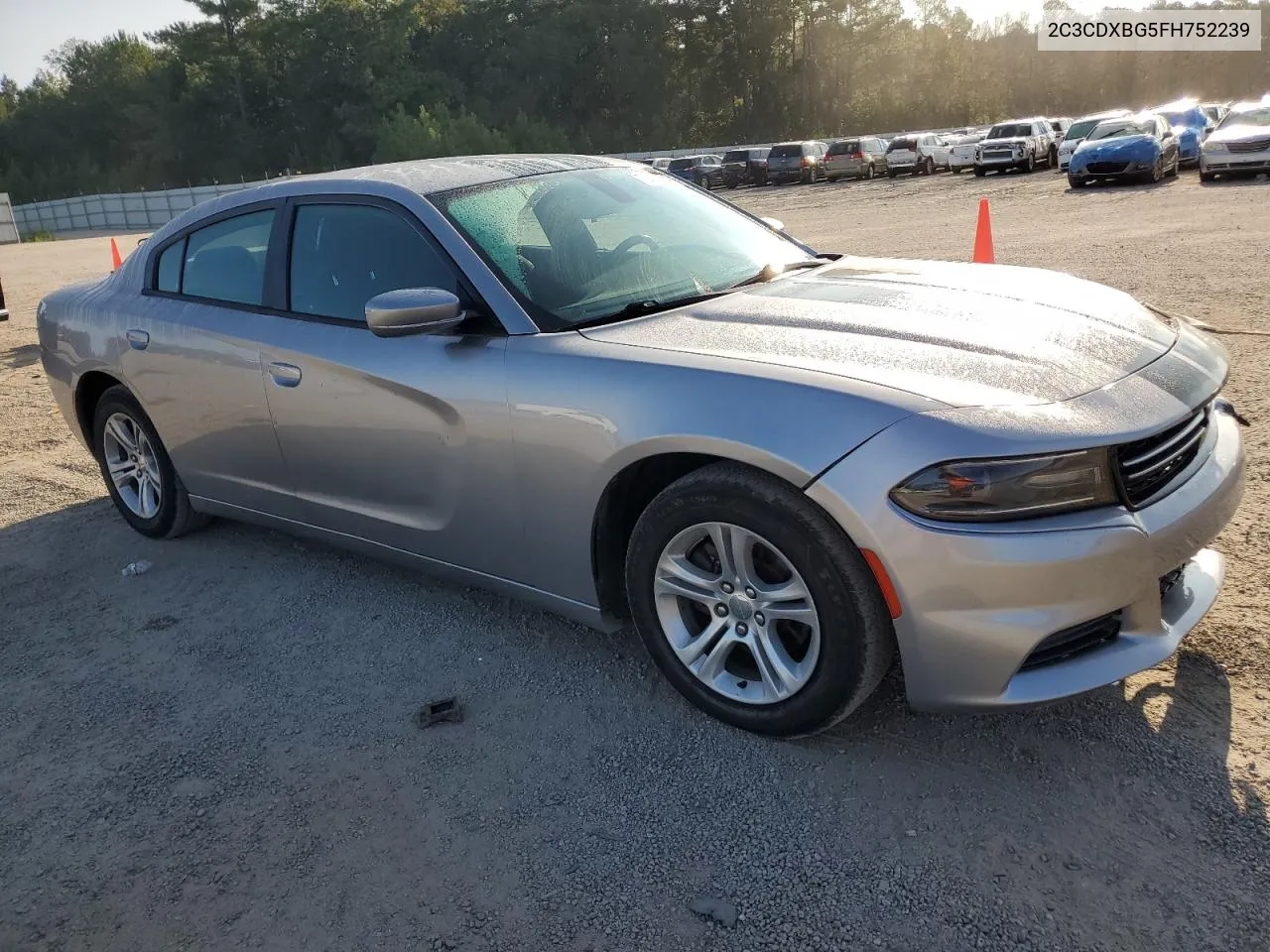 2C3CDXBG5FH752239 2015 Dodge Charger Se