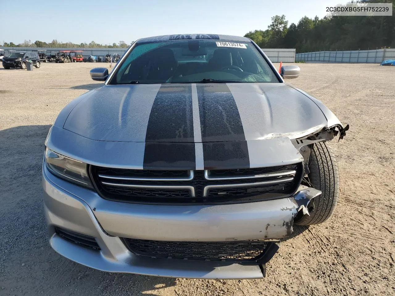 2015 Dodge Charger Se VIN: 2C3CDXBG5FH752239 Lot: 70613574