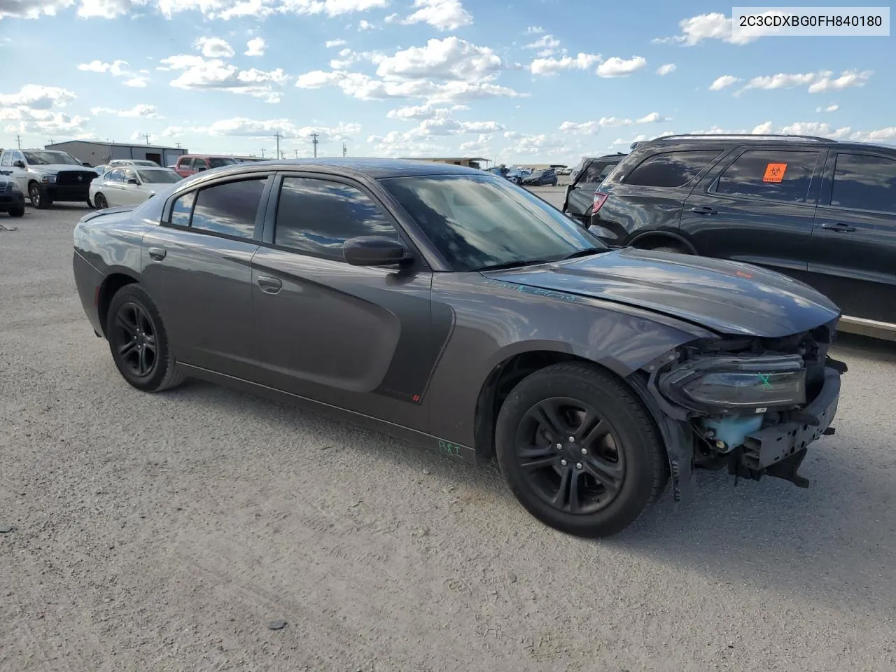 2015 Dodge Charger Se VIN: 2C3CDXBG0FH840180 Lot: 71056704