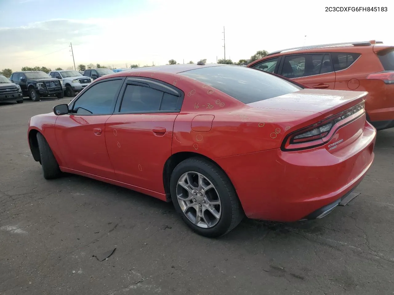 2015 Dodge Charger Se VIN: 2C3CDXFG6FH845183 Lot: 71059434