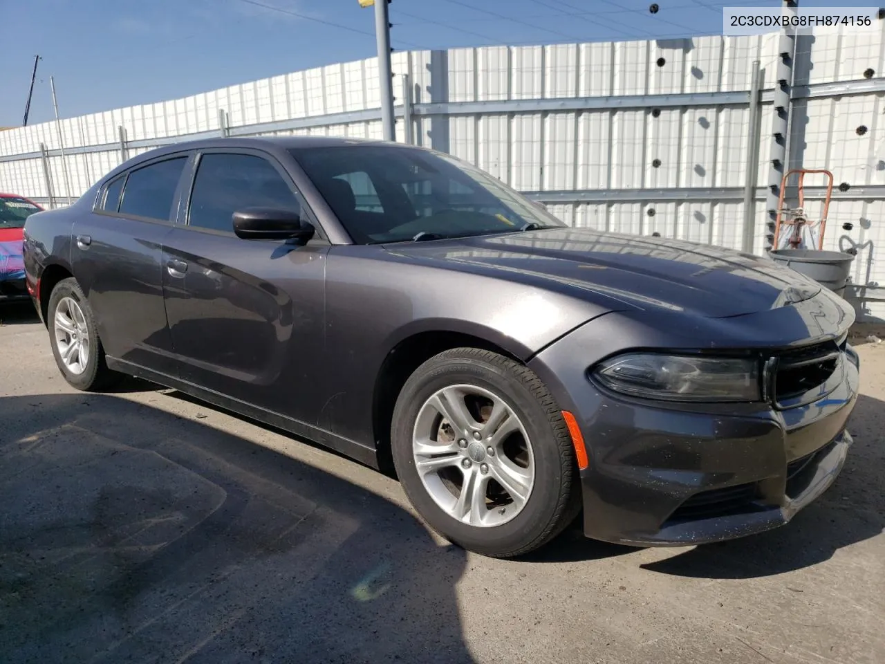 2015 Dodge Charger Se VIN: 2C3CDXBG8FH874156 Lot: 71111804