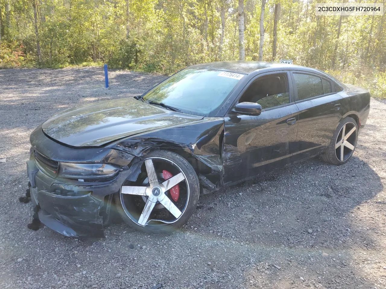 2015 Dodge Charger Sxt VIN: 2C3CDXHG5FH720964 Lot: 71176414