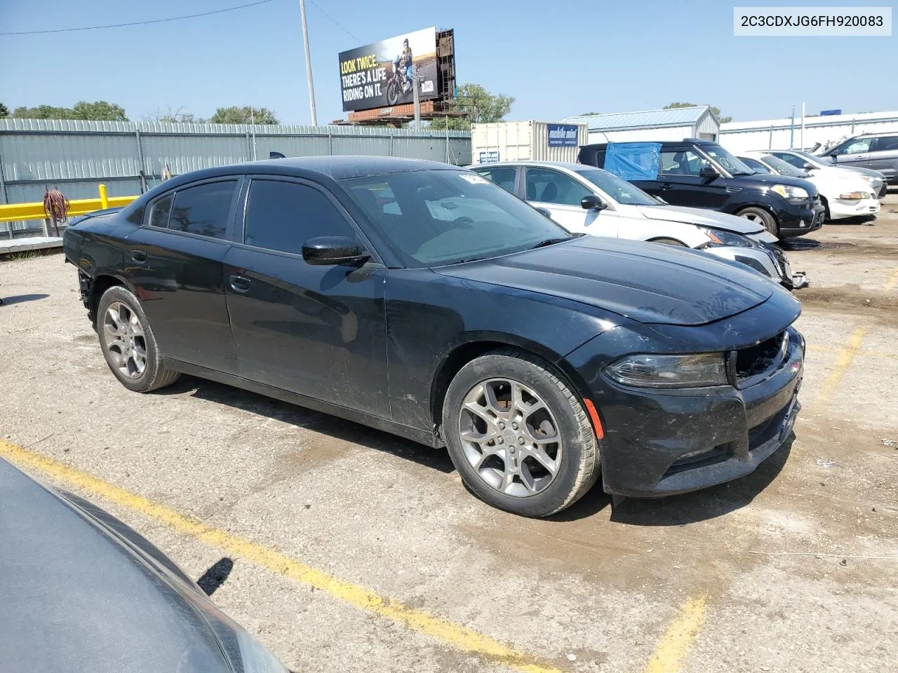 2015 Dodge Charger Sxt VIN: 2C3CDXJG6FH920083 Lot: 71549104