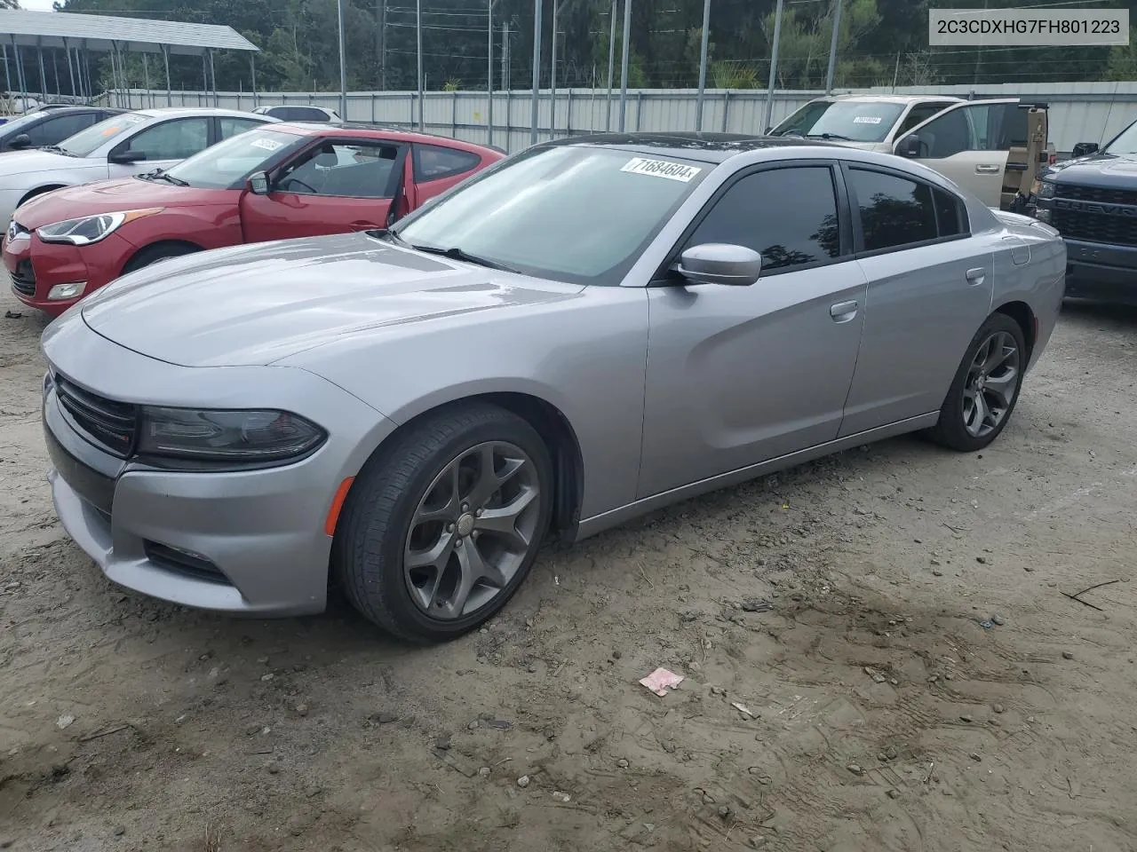 2015 Dodge Charger Sxt VIN: 2C3CDXHG7FH801223 Lot: 71684604