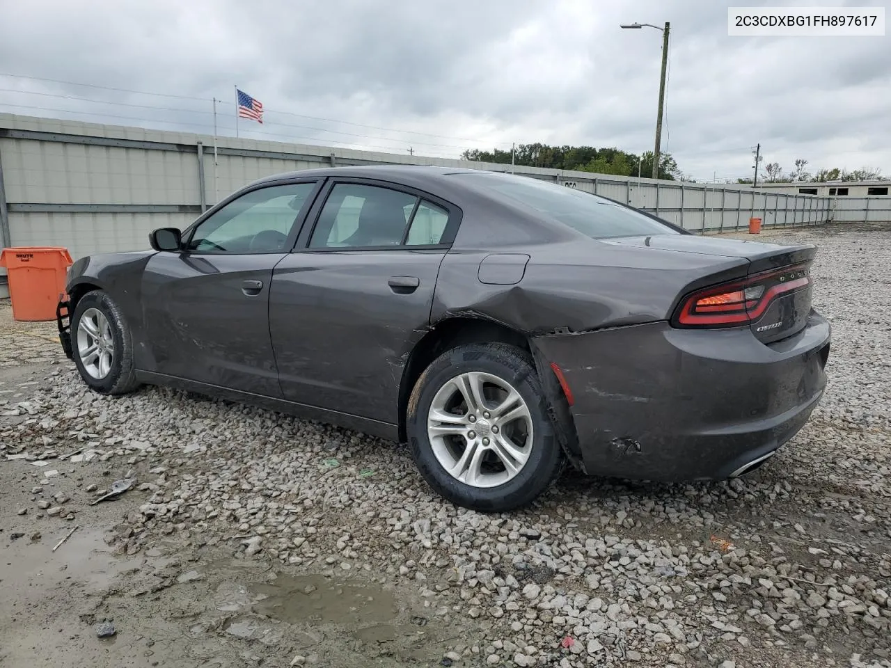 2015 Dodge Charger Se VIN: 2C3CDXBG1FH897617 Lot: 71750924