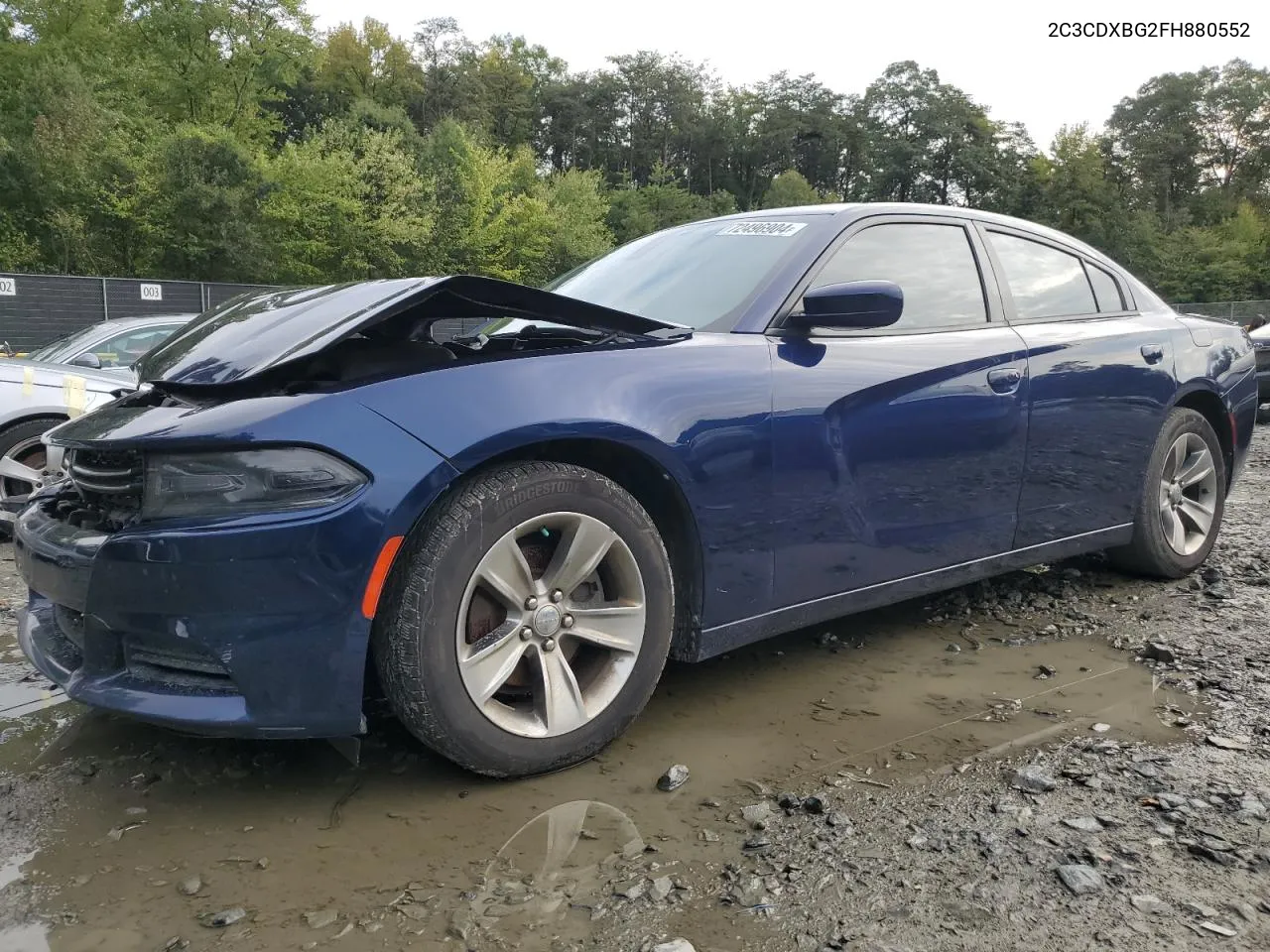 2015 Dodge Charger Se VIN: 2C3CDXBG2FH880552 Lot: 72496904