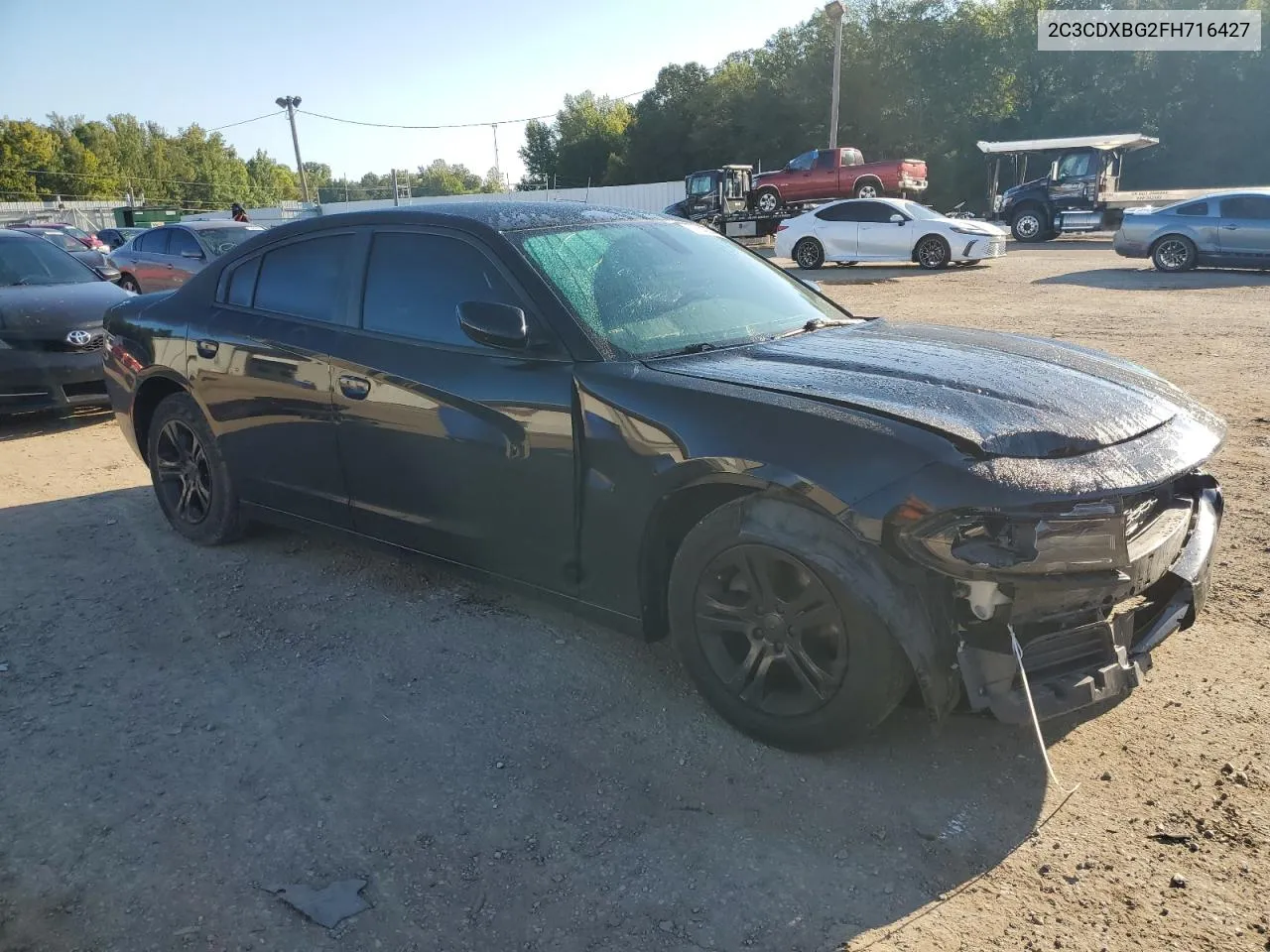 2015 Dodge Charger Se VIN: 2C3CDXBG2FH716427 Lot: 72734374