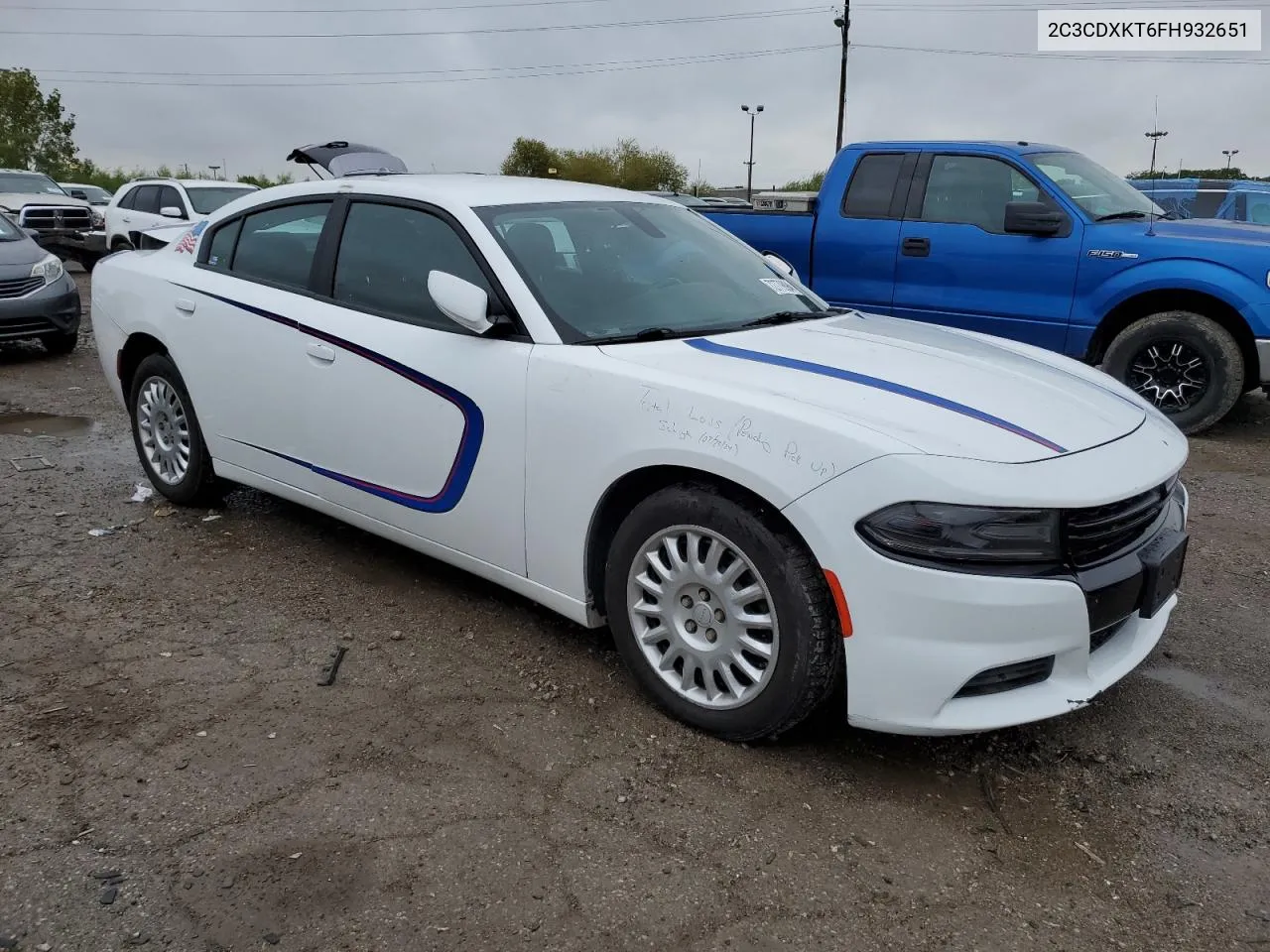 2015 Dodge Charger Police VIN: 2C3CDXKT6FH932651 Lot: 72779894