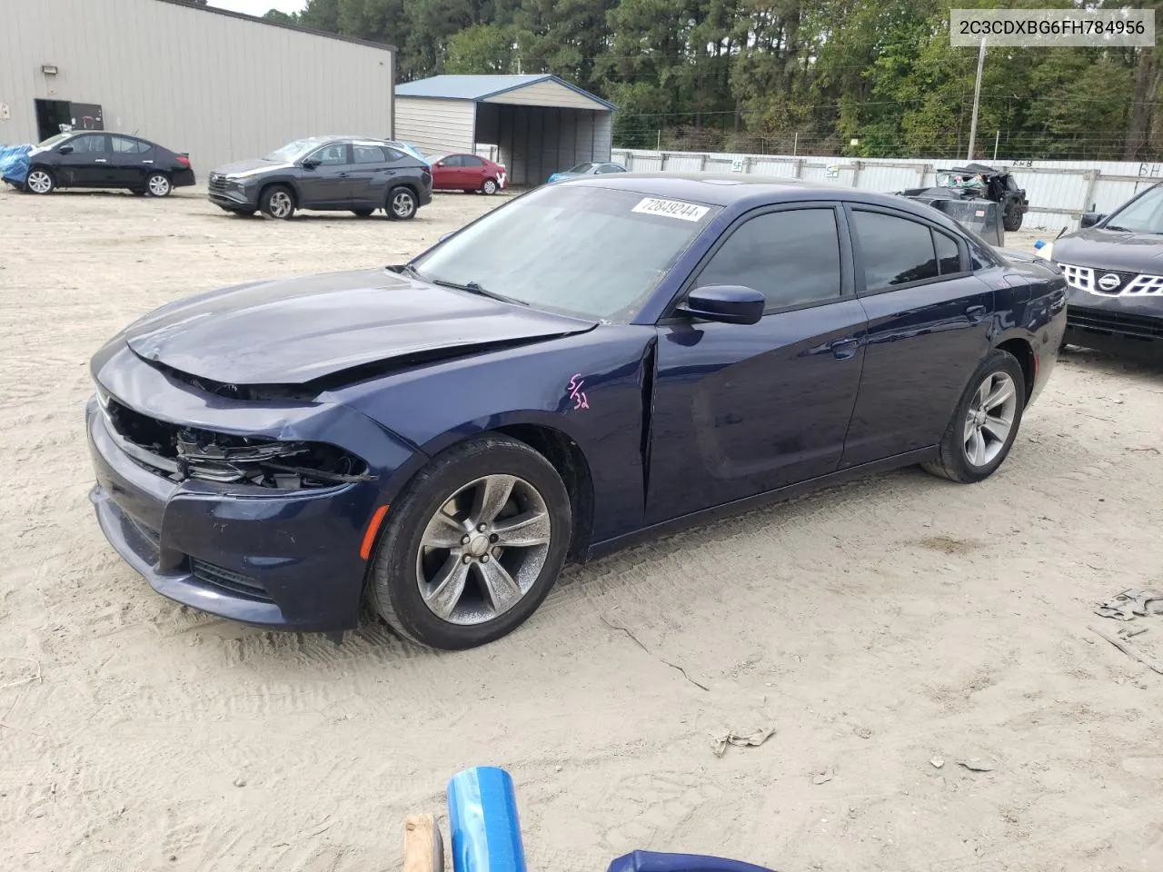 2015 Dodge Charger Se VIN: 2C3CDXBG6FH784956 Lot: 72849244