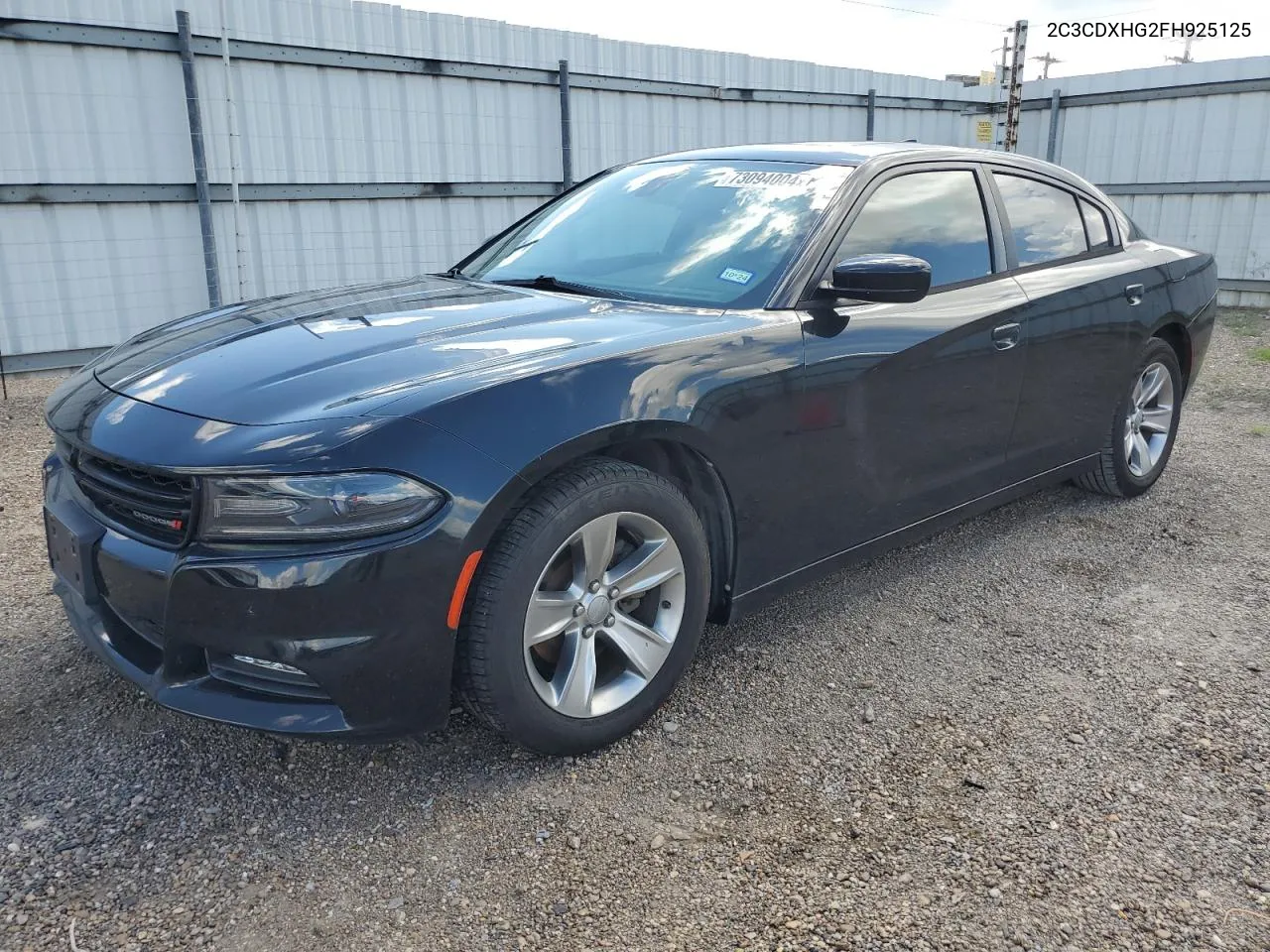 2015 Dodge Charger Sxt VIN: 2C3CDXHG2FH925125 Lot: 73094004