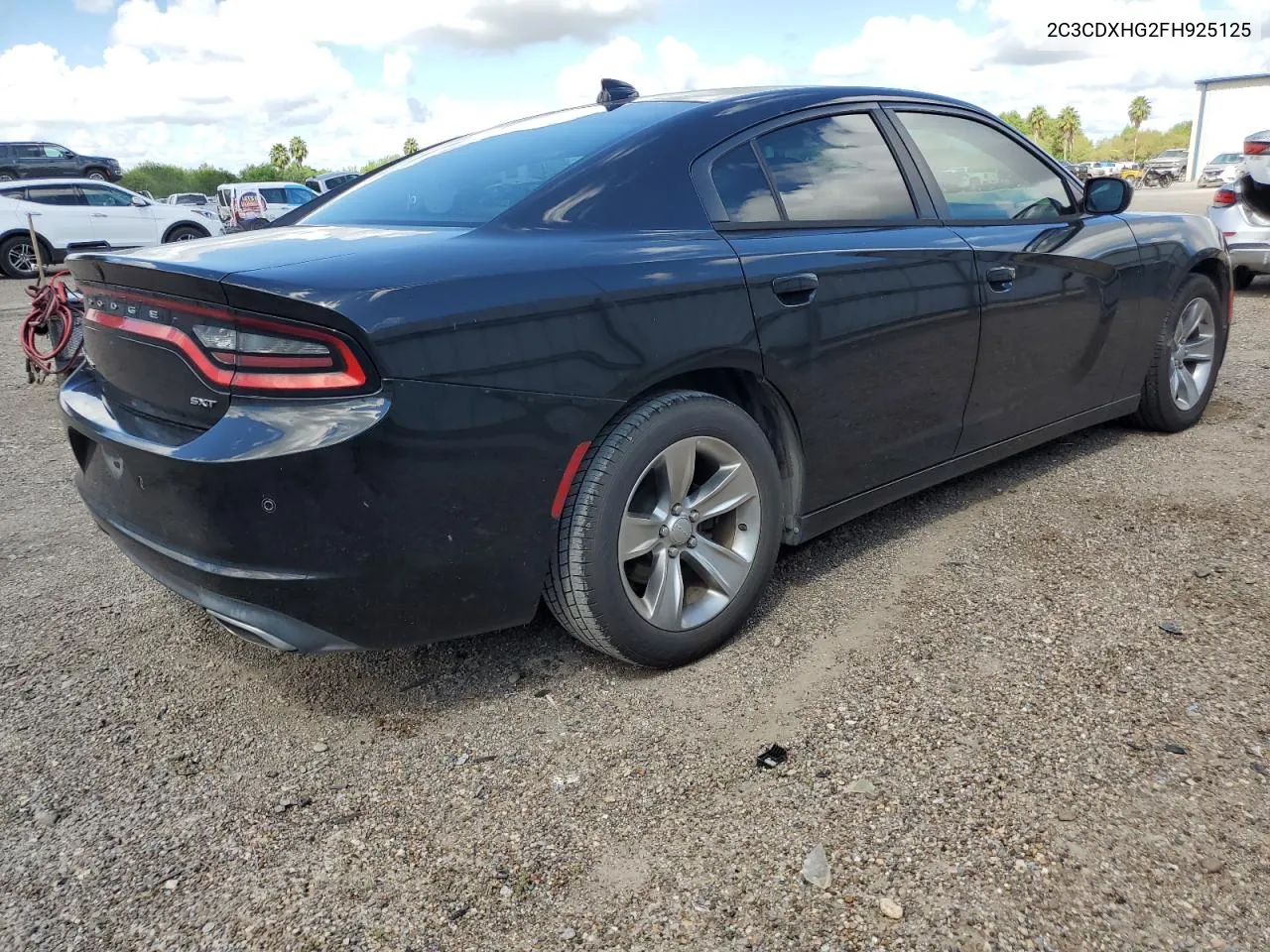 2015 Dodge Charger Sxt VIN: 2C3CDXHG2FH925125 Lot: 73094004