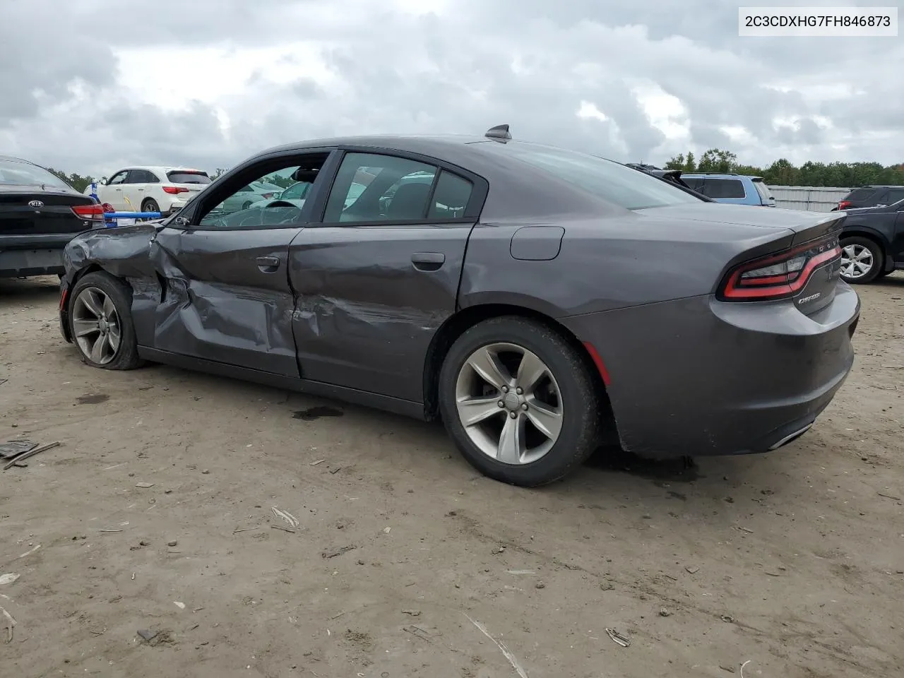 2015 Dodge Charger Sxt VIN: 2C3CDXHG7FH846873 Lot: 74067634