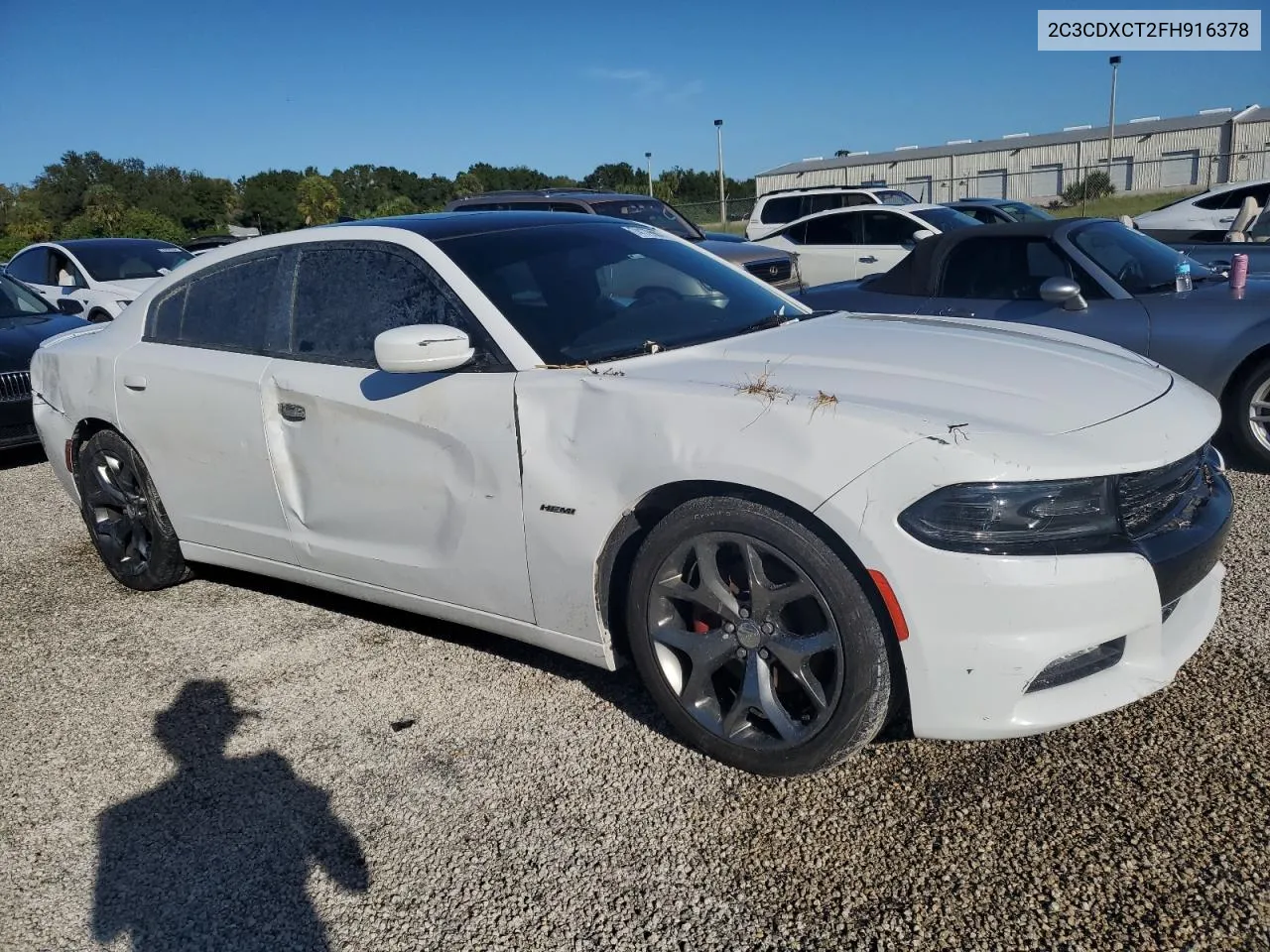 2015 Dodge Charger R/T VIN: 2C3CDXCT2FH916378 Lot: 74179904