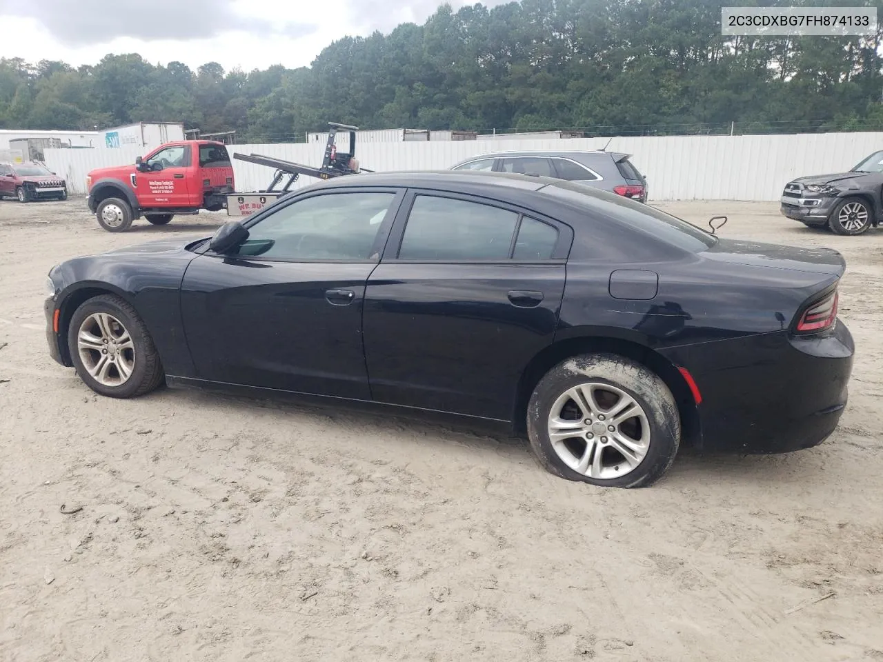 2015 Dodge Charger Se VIN: 2C3CDXBG7FH874133 Lot: 74194024