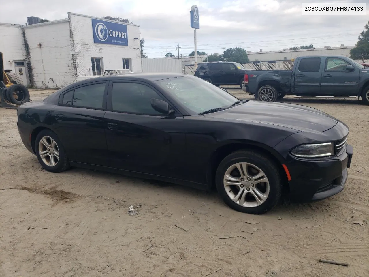 2015 Dodge Charger Se VIN: 2C3CDXBG7FH874133 Lot: 74194024