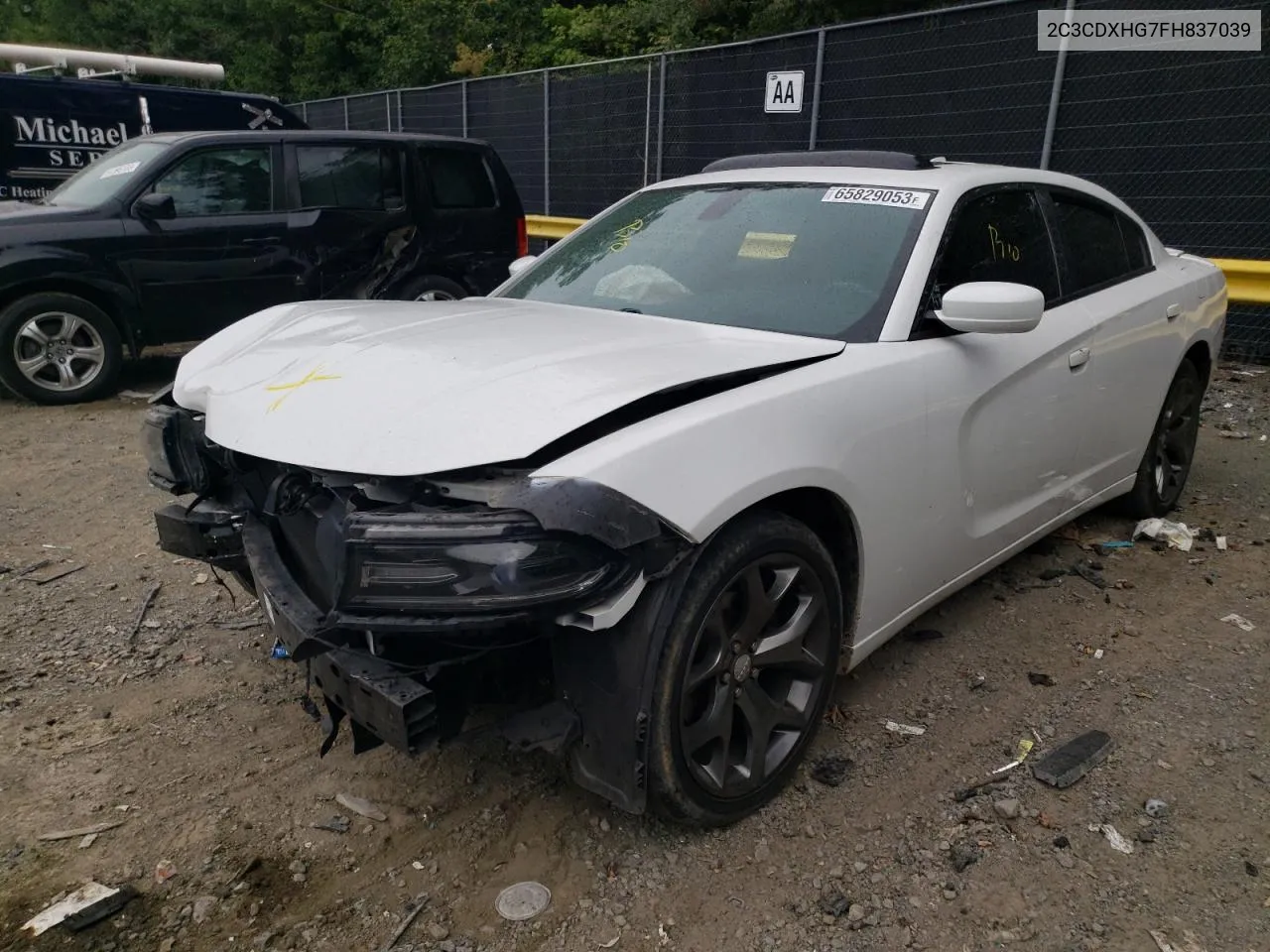 2C3CDXHG7FH837039 2015 Dodge Charger Sxt