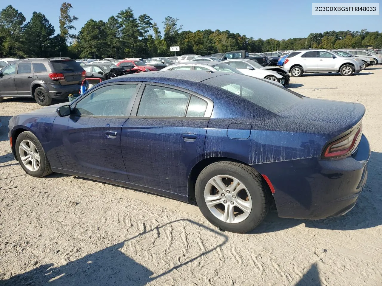 2015 Dodge Charger Se VIN: 2C3CDXBG5FH848033 Lot: 74447754