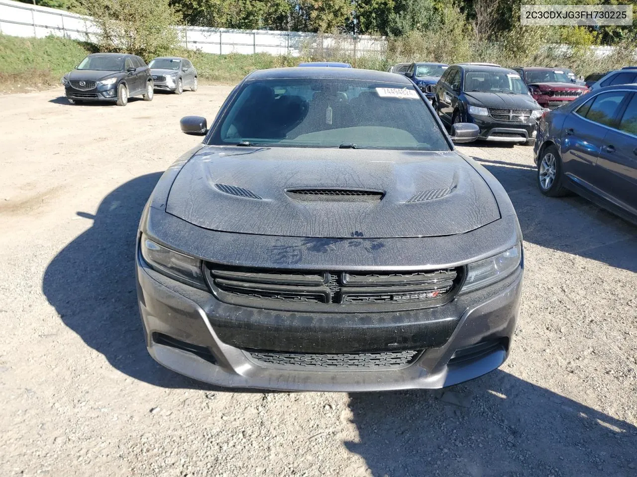 2015 Dodge Charger Sxt VIN: 2C3CDXJG3FH730225 Lot: 74494824