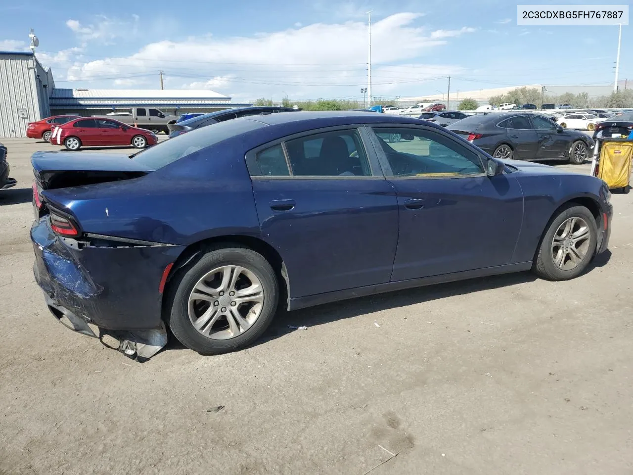 2015 Dodge Charger Se VIN: 2C3CDXBG5FH767887 Lot: 74639804