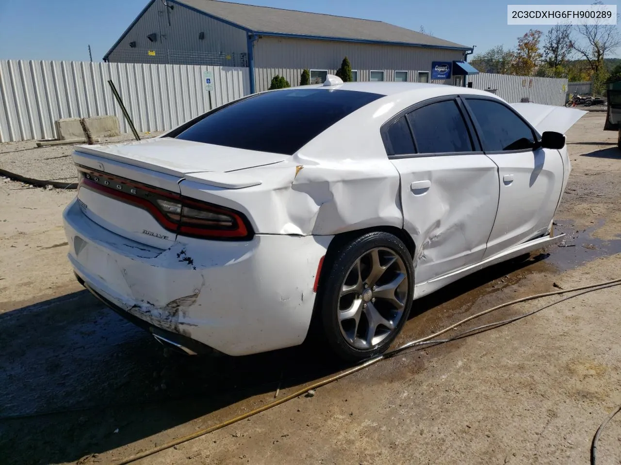 2C3CDXHG6FH900289 2015 Dodge Charger Sxt