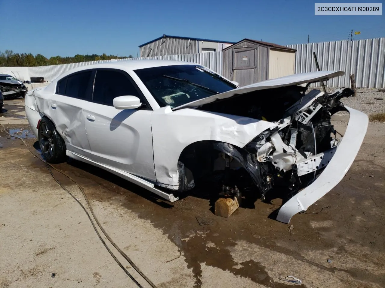 2015 Dodge Charger Sxt VIN: 2C3CDXHG6FH900289 Lot: 74908934