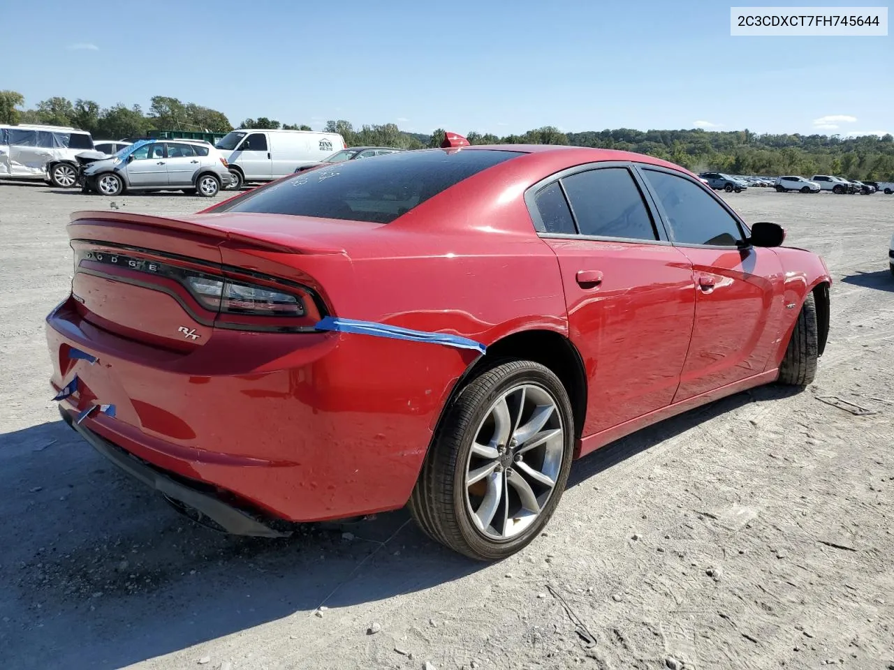 2015 Dodge Charger R/T VIN: 2C3CDXCT7FH745644 Lot: 74960654