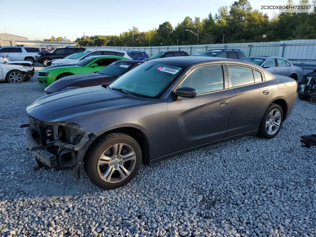 2015 Dodge Charger Se VIN: 2C3CDXBG4FH725257 Lot: 75008304