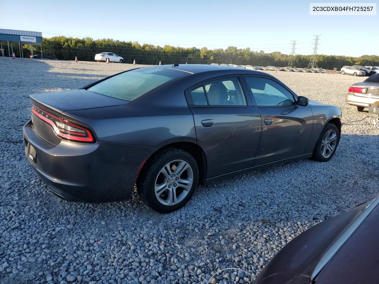 2015 Dodge Charger Se VIN: 2C3CDXBG4FH725257 Lot: 75008304