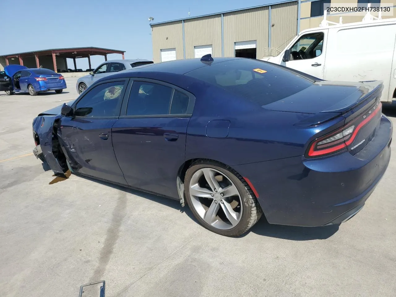 2015 Dodge Charger Sxt VIN: 2C3CDXHG2FH738130 Lot: 75101014