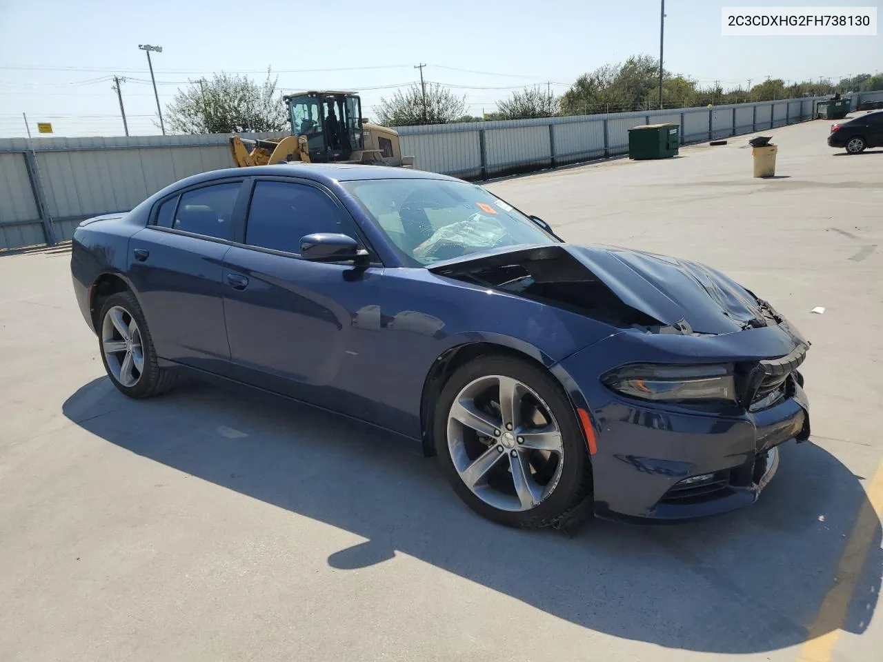 2015 Dodge Charger Sxt VIN: 2C3CDXHG2FH738130 Lot: 75101014