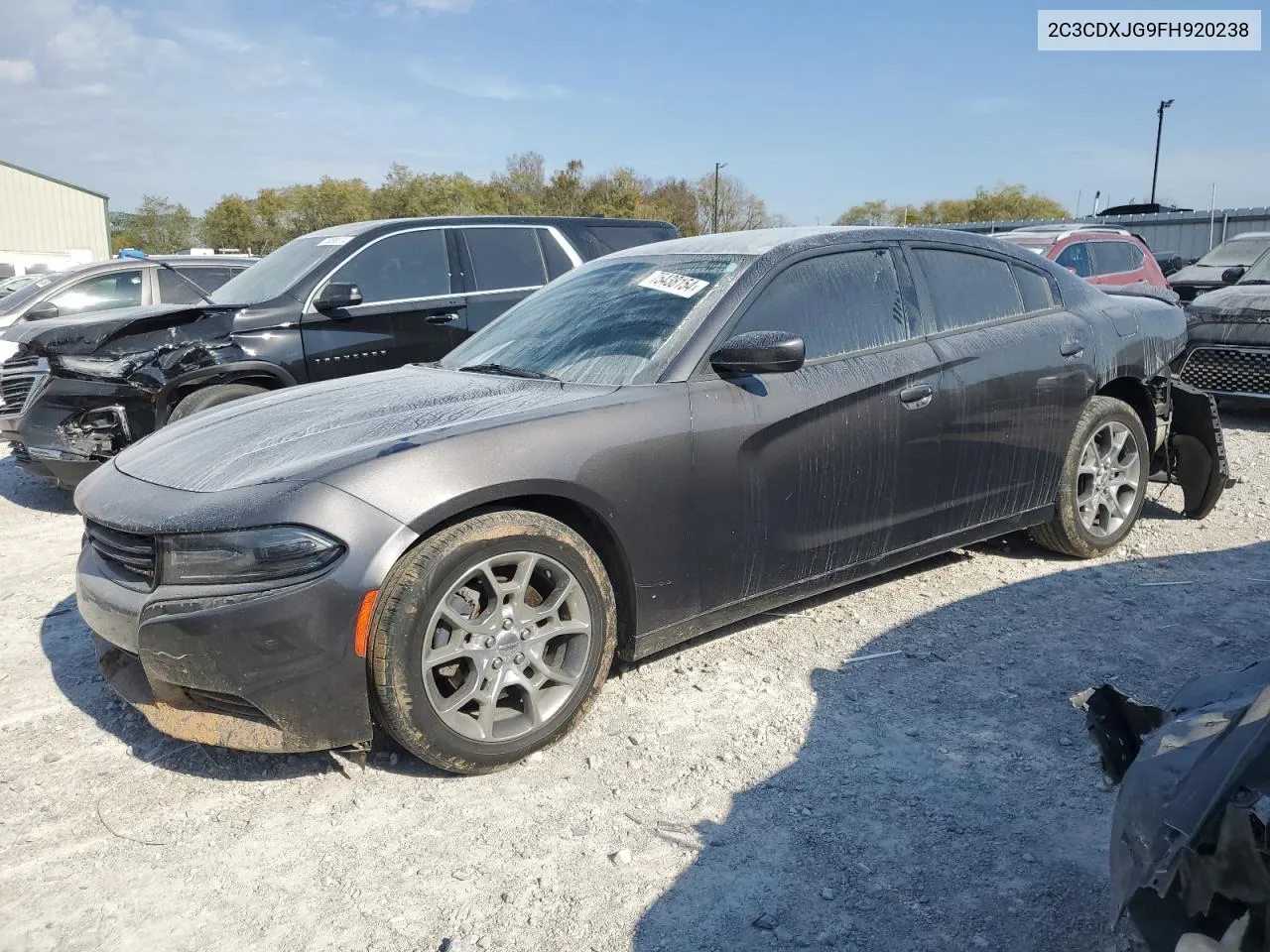 2015 Dodge Charger Sxt VIN: 2C3CDXJG9FH920238 Lot: 75438154