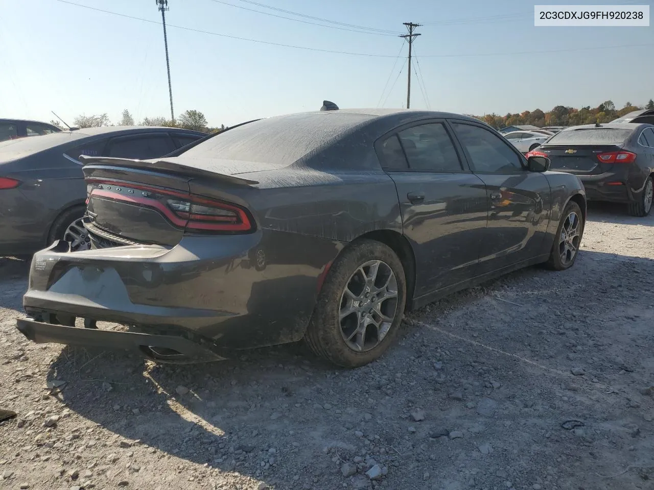 2015 Dodge Charger Sxt VIN: 2C3CDXJG9FH920238 Lot: 75438154