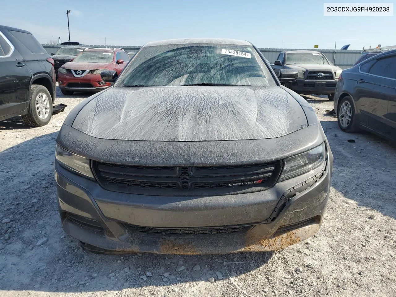 2015 Dodge Charger Sxt VIN: 2C3CDXJG9FH920238 Lot: 75438154