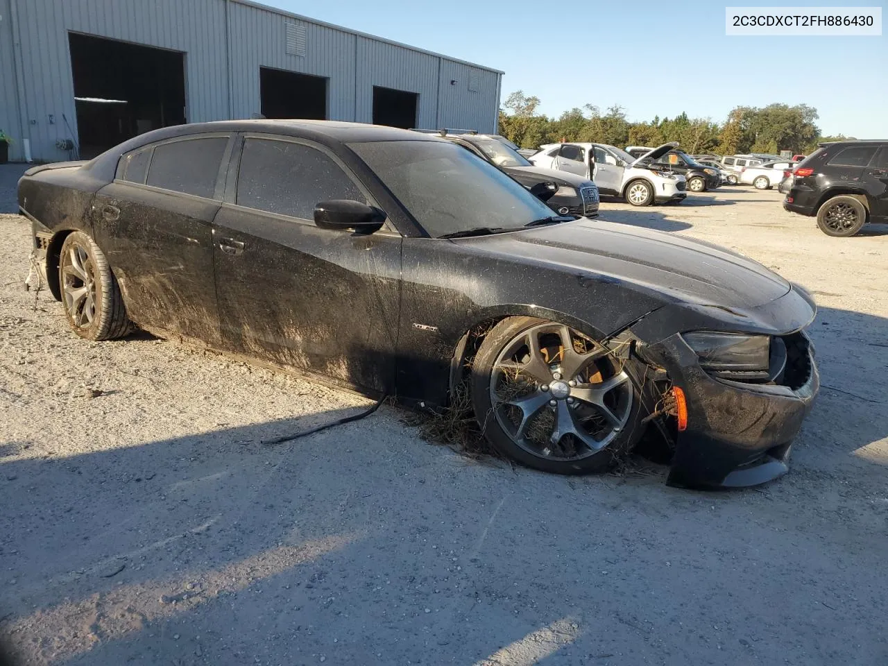 2015 Dodge Charger R/T VIN: 2C3CDXCT2FH886430 Lot: 75501284