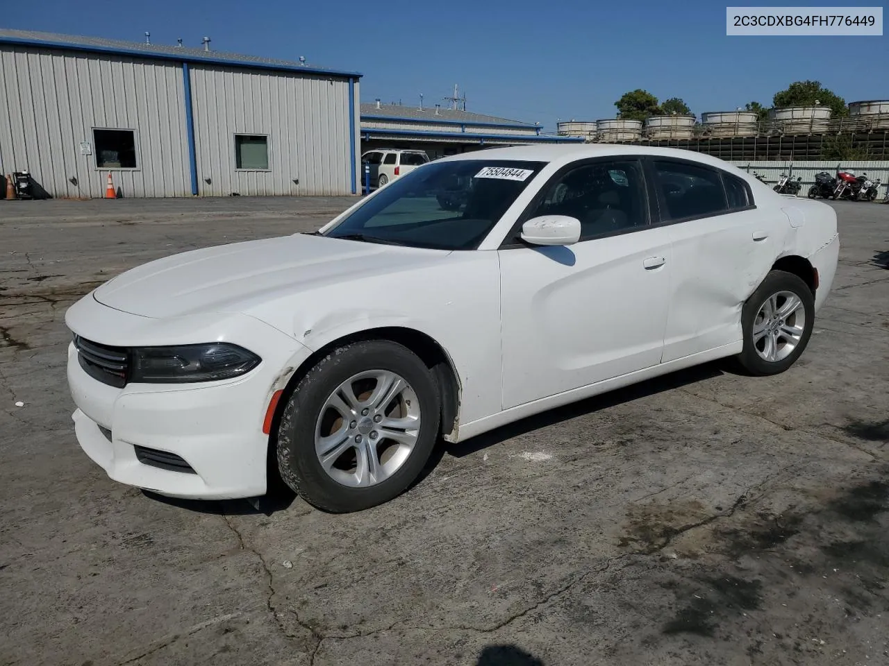 2015 Dodge Charger Se VIN: 2C3CDXBG4FH776449 Lot: 75504844