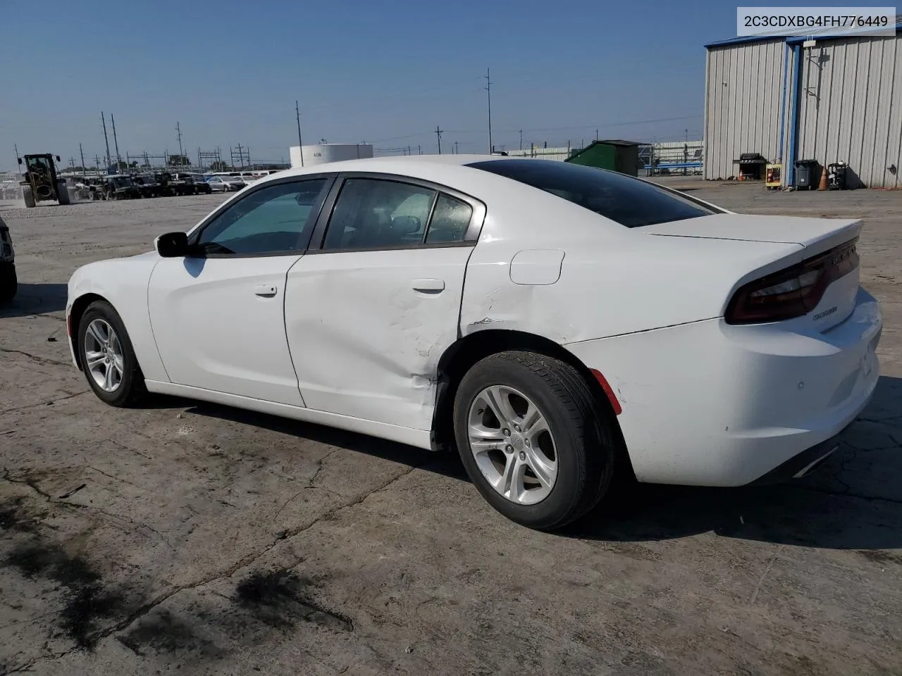 2015 Dodge Charger Se VIN: 2C3CDXBG4FH776449 Lot: 75504844