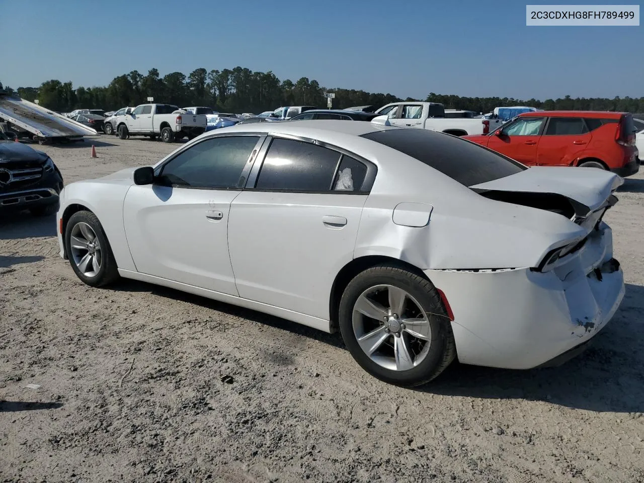 2015 Dodge Charger Sxt VIN: 2C3CDXHG8FH789499 Lot: 75962634