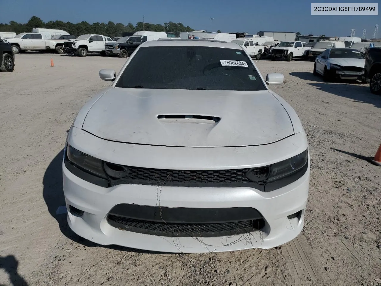 2015 Dodge Charger Sxt VIN: 2C3CDXHG8FH789499 Lot: 75962634