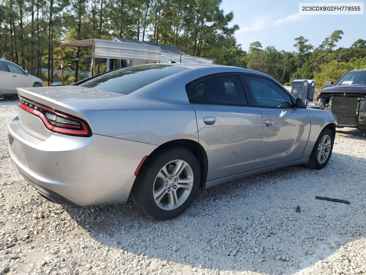 2015 Dodge Charger Se VIN: 2C3CDXBG2FH778555 Lot: 76059624