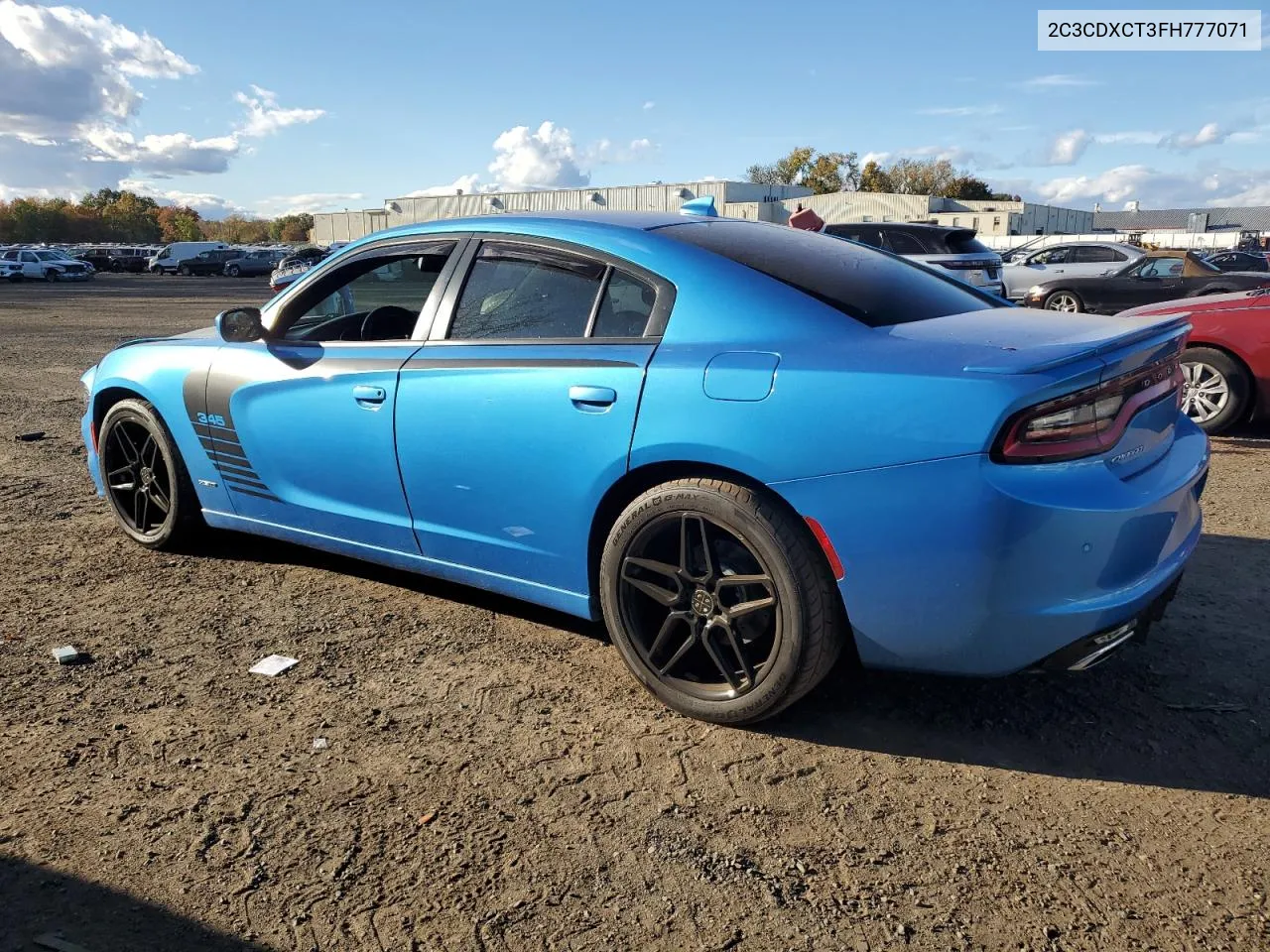 2015 Dodge Charger R/T VIN: 2C3CDXCT3FH777071 Lot: 76260904