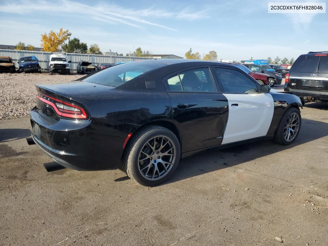 2015 Dodge Charger Police VIN: 2C3CDXKT6FH828046 Lot: 76559334