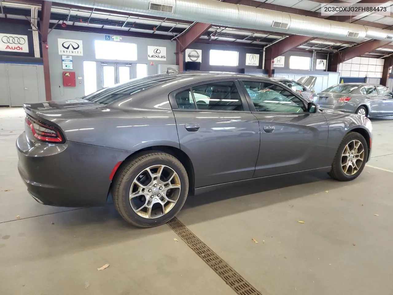 2015 Dodge Charger Sxt VIN: 2C3CDXJG2FH884473 Lot: 76757334