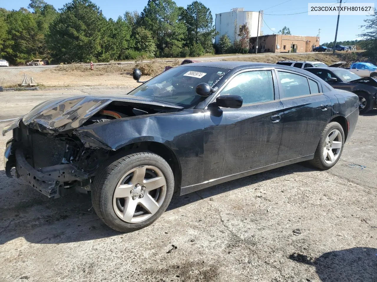 2C3CDXATXFH801627 2015 Dodge Charger Police