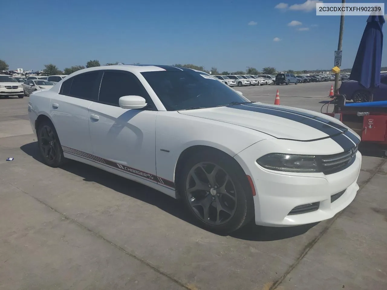 2015 Dodge Charger R/T VIN: 2C3CDXCTXFH902339 Lot: 76923644