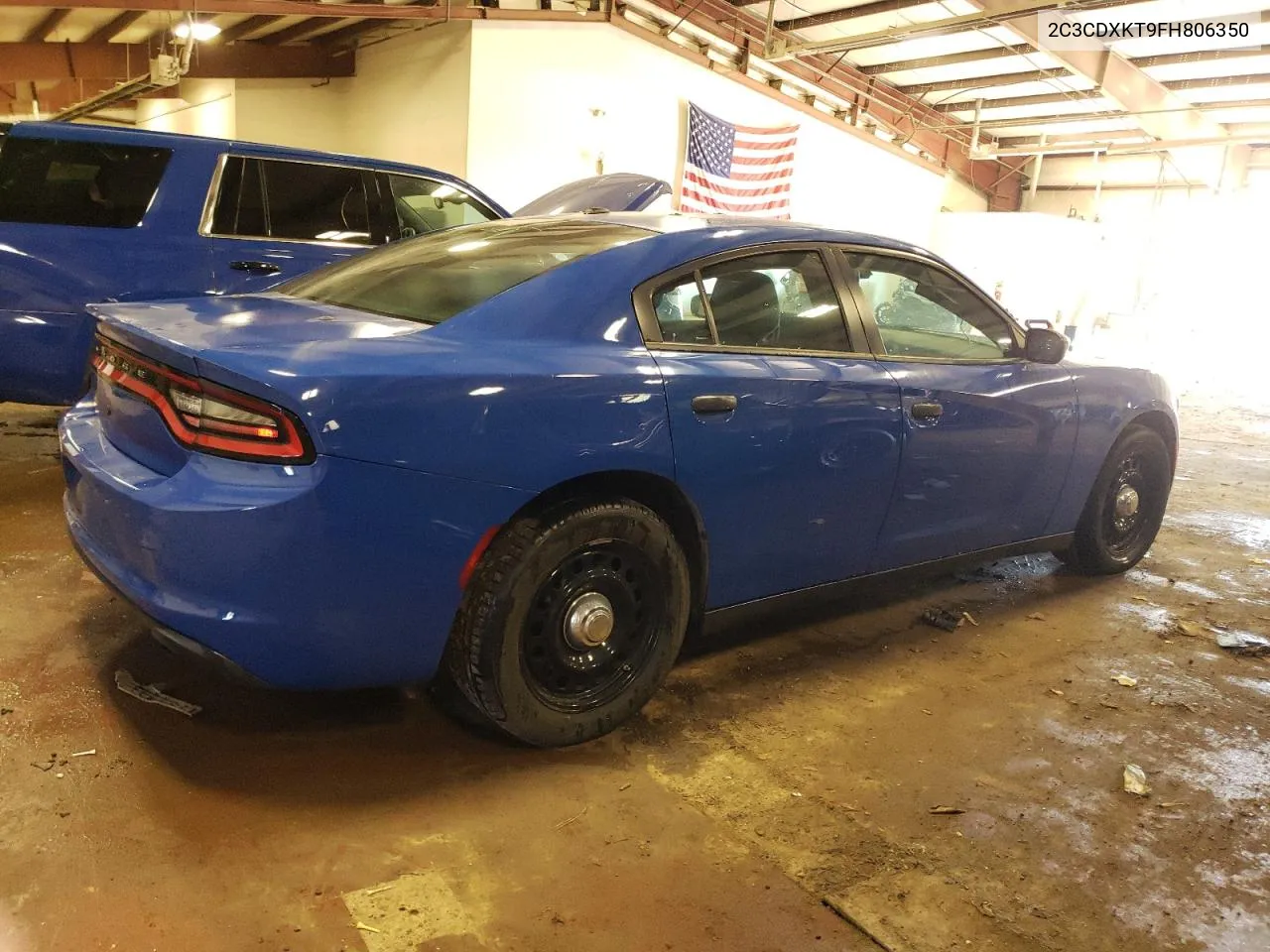 2015 Dodge Charger Police VIN: 2C3CDXKT9FH806350 Lot: 76998714