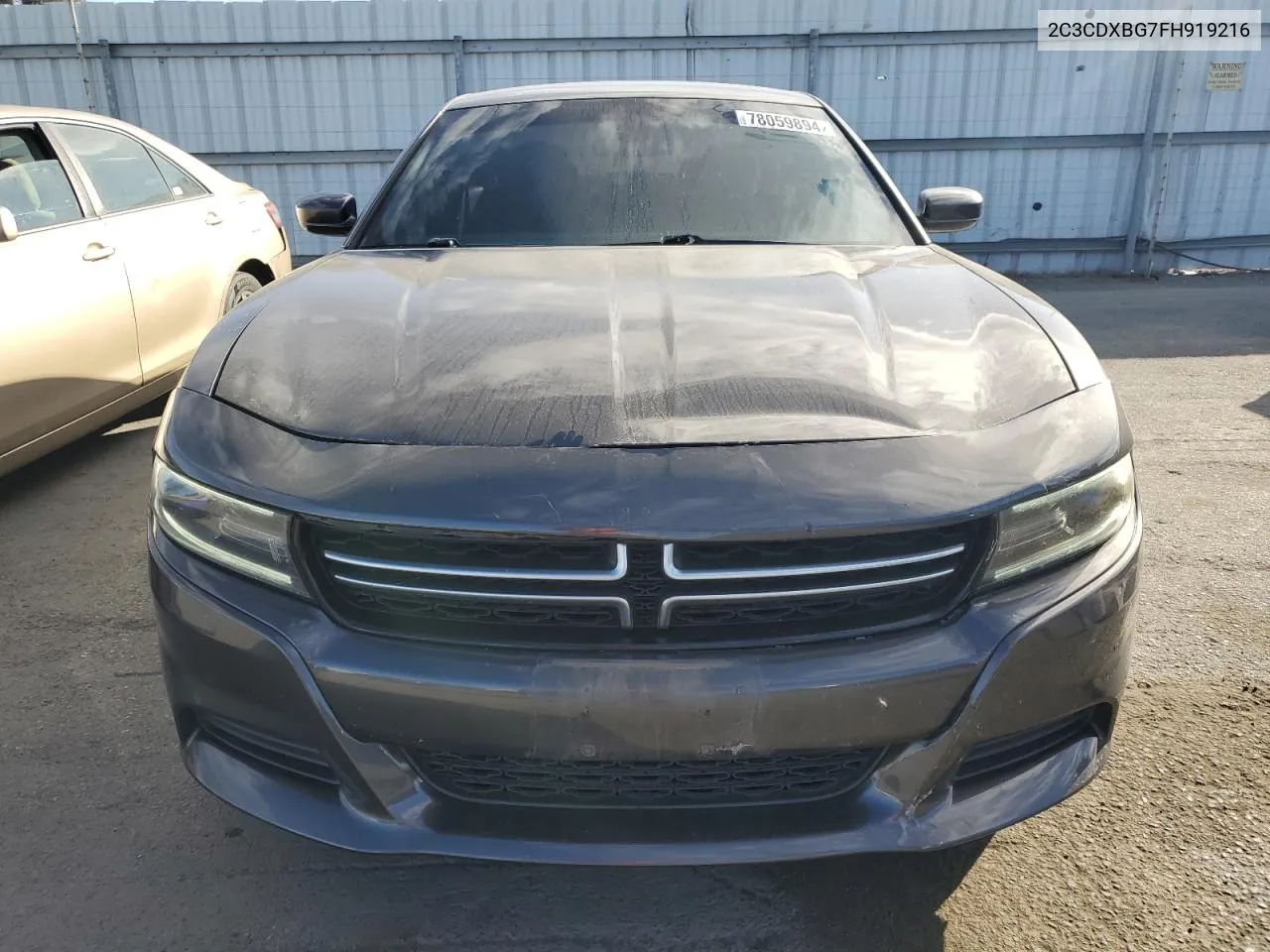 2015 Dodge Charger Se VIN: 2C3CDXBG7FH919216 Lot: 78059894