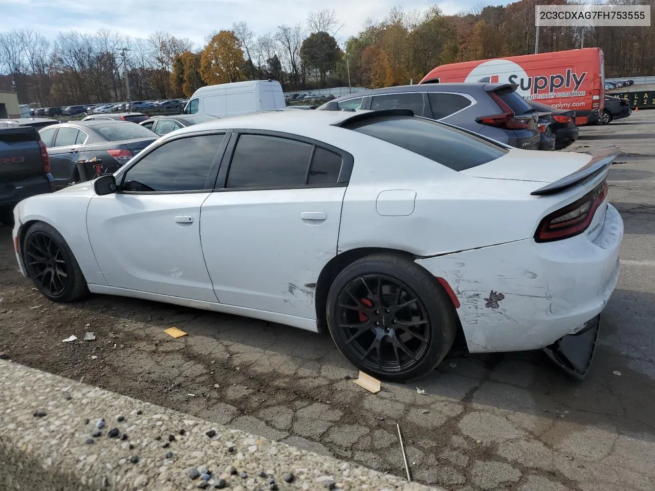 2015 Dodge Charger Police VIN: 2C3CDXAG7FH753555 Lot: 78619314