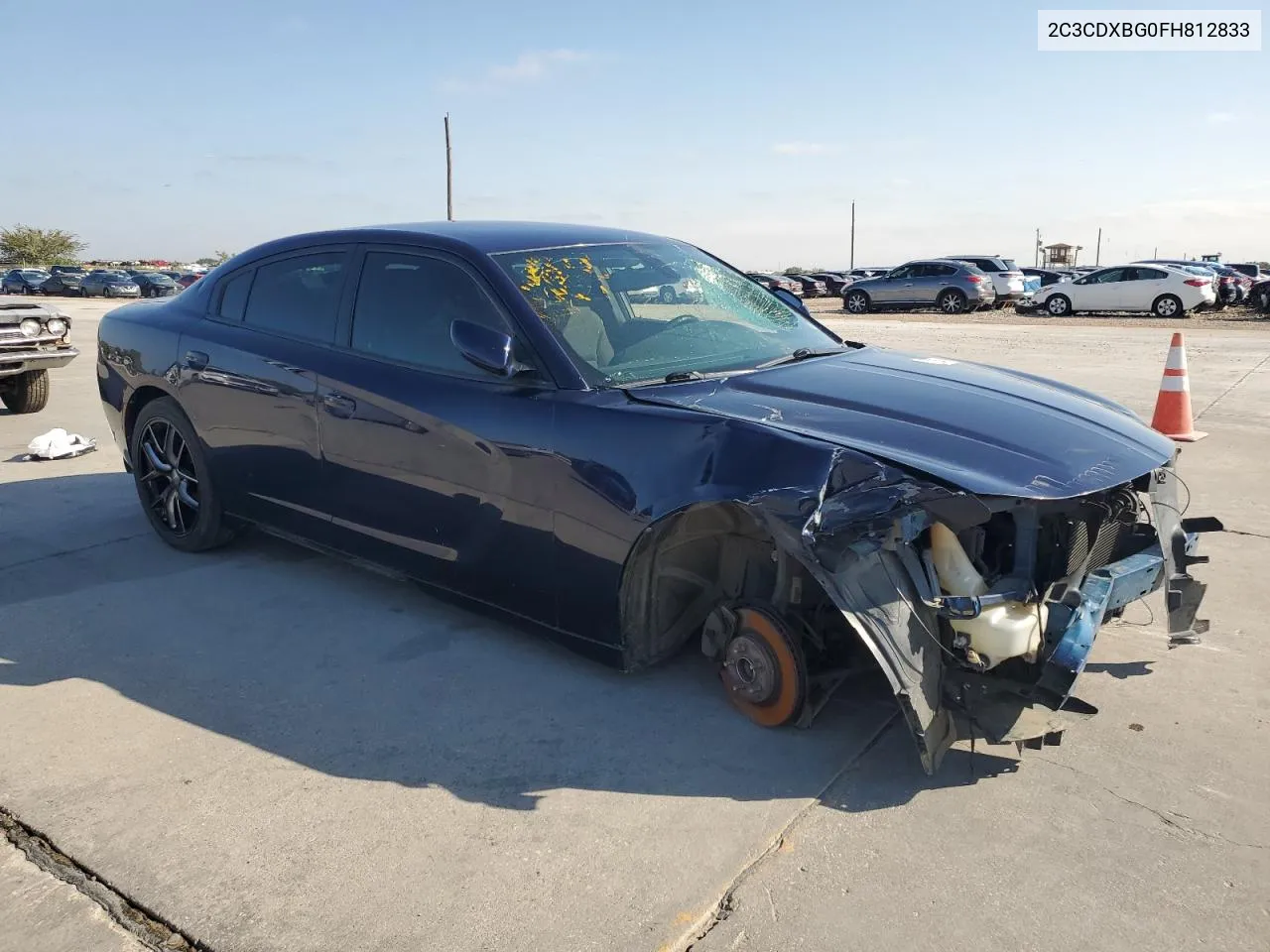 2015 Dodge Charger Se VIN: 2C3CDXBG0FH812833 Lot: 78672264