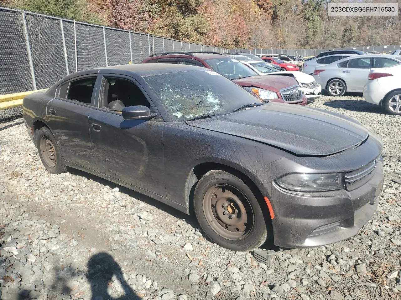 2015 Dodge Charger Se VIN: 2C3CDXBG6FH716530 Lot: 78821244