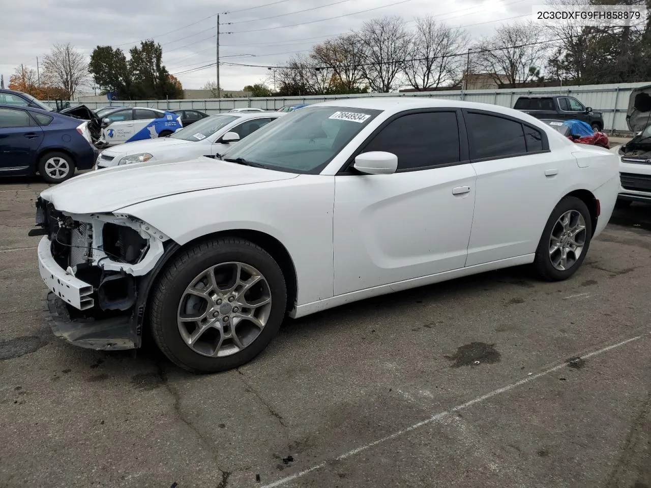 2015 Dodge Charger Se VIN: 2C3CDXFG9FH858879 Lot: 78848934